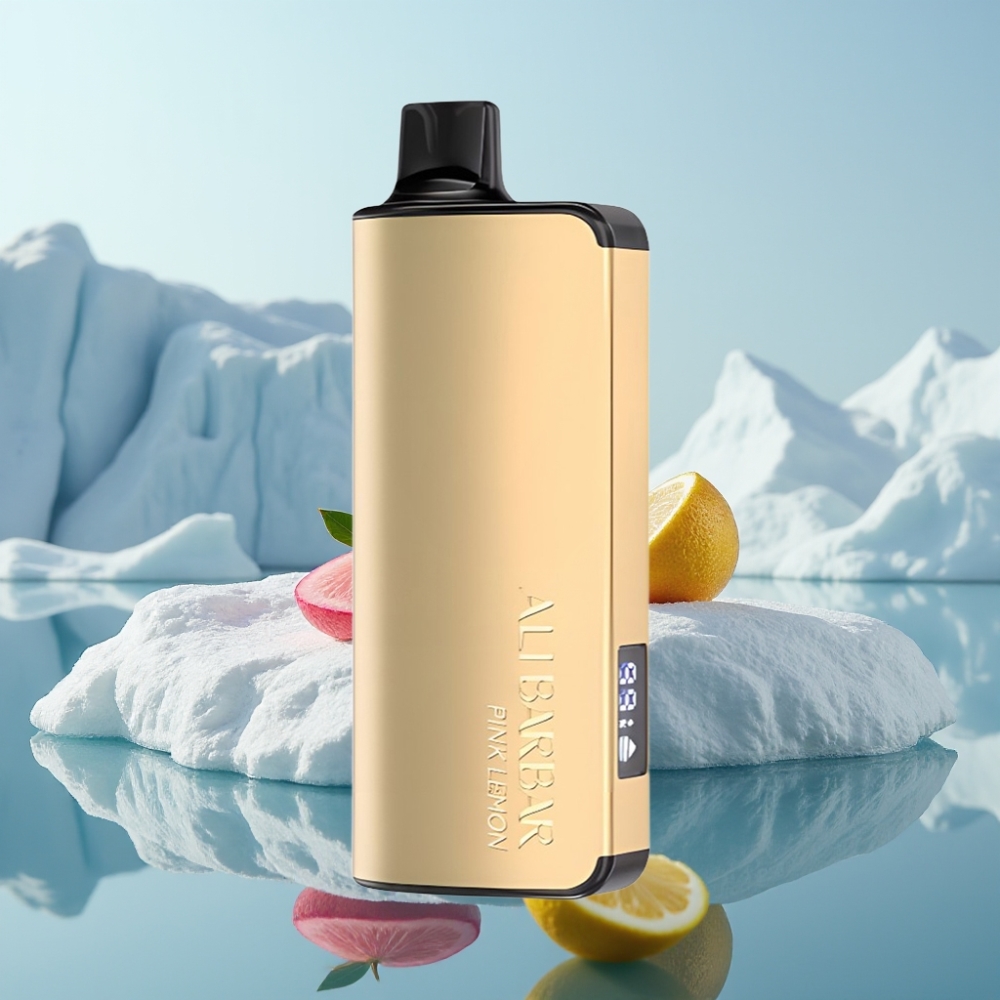 Alibarbar Ingot 9000 Puffs Izmežģījuma Citrons Vienreizlietojamais Vape 22ml 2350mAh
