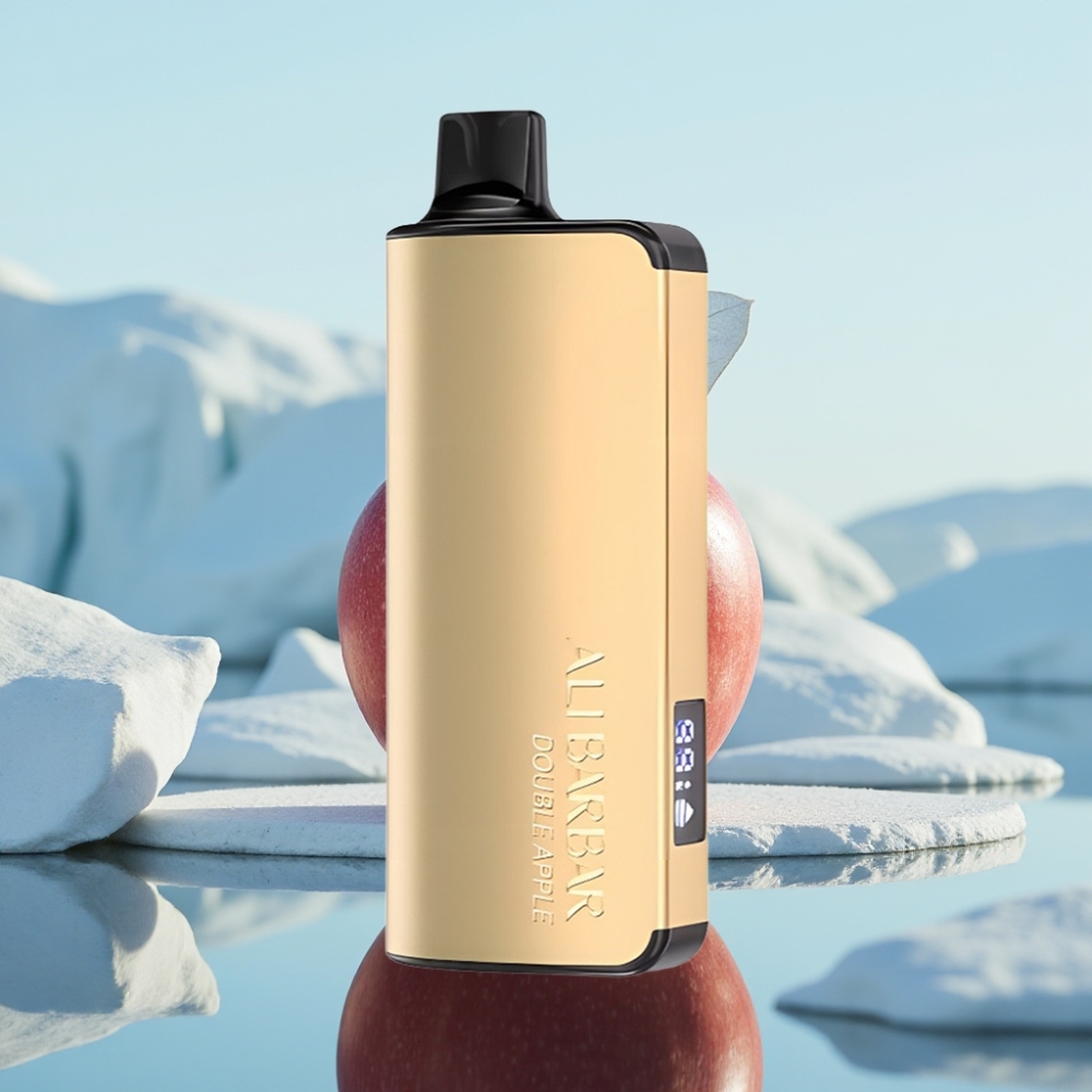 Alibarbar Ingot 9000 Puffs Vienreizlietojamais Vape Divu Ābeļu 22ml 9000 Puffs