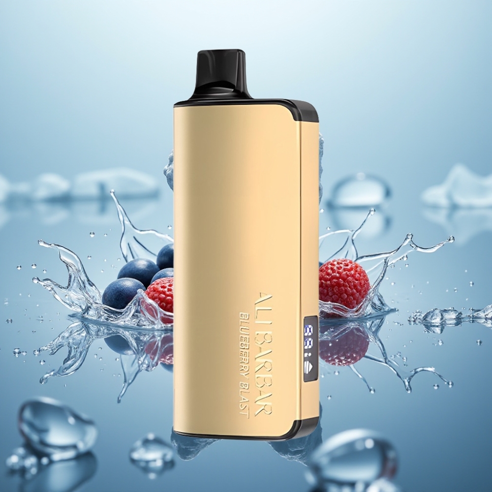Alibarbar Ingot 9000 Puffs Vienreizlietojamais Vape Dzērveņu Sprādziens 22ml/2350mAh