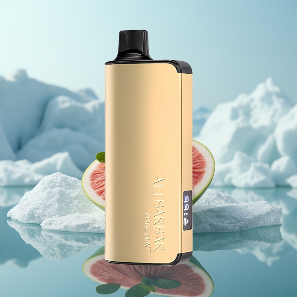 Alibarbar Ingot 9000 Puffs Vienreizlietojamais Vape Vēsā Mētra  2350mah