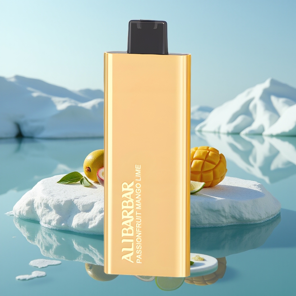 Alibarbar Pandora 7000 Puffs Vienreizlietojamais Vape Apelsīnu Mango Laima 17 ml
