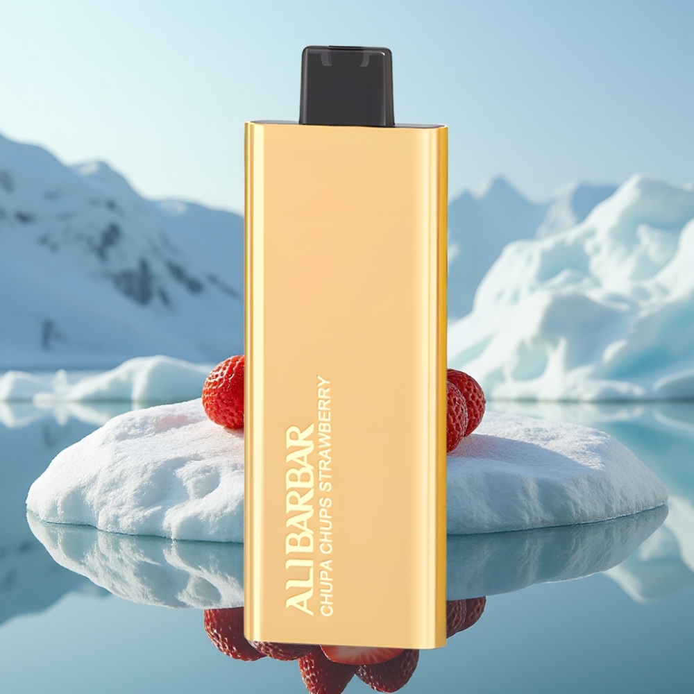 Alibarbar Pandora 7000 Puffs Vienreizlietojamais Vape Chupa Chups Zemenes