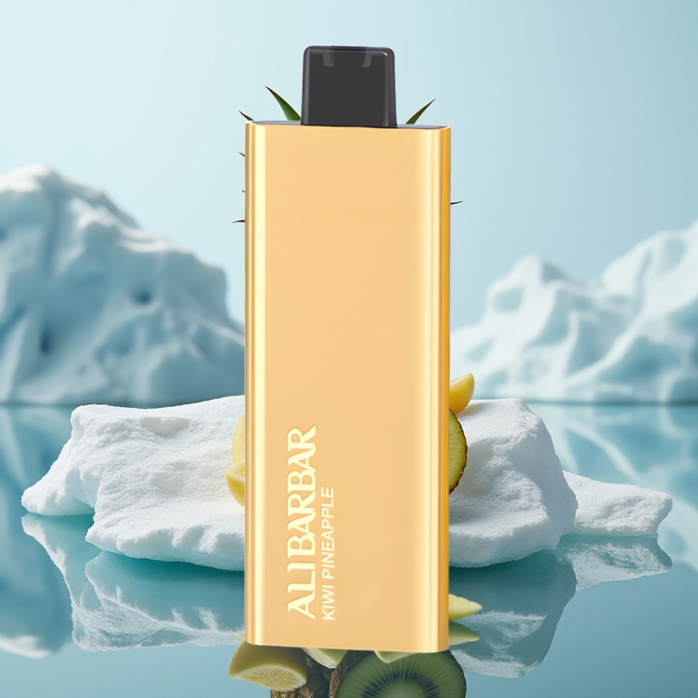 Alibarbar Pandora 7000 Puffs Vienreizlietojamais Vape Kivi Ananāss 17 ml