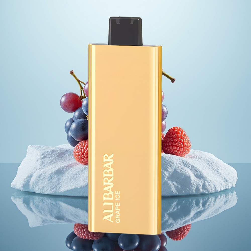 Alibarbar Pandora 7000 Puffs Vienreizlietojamais Vape Vīnogu Ledus