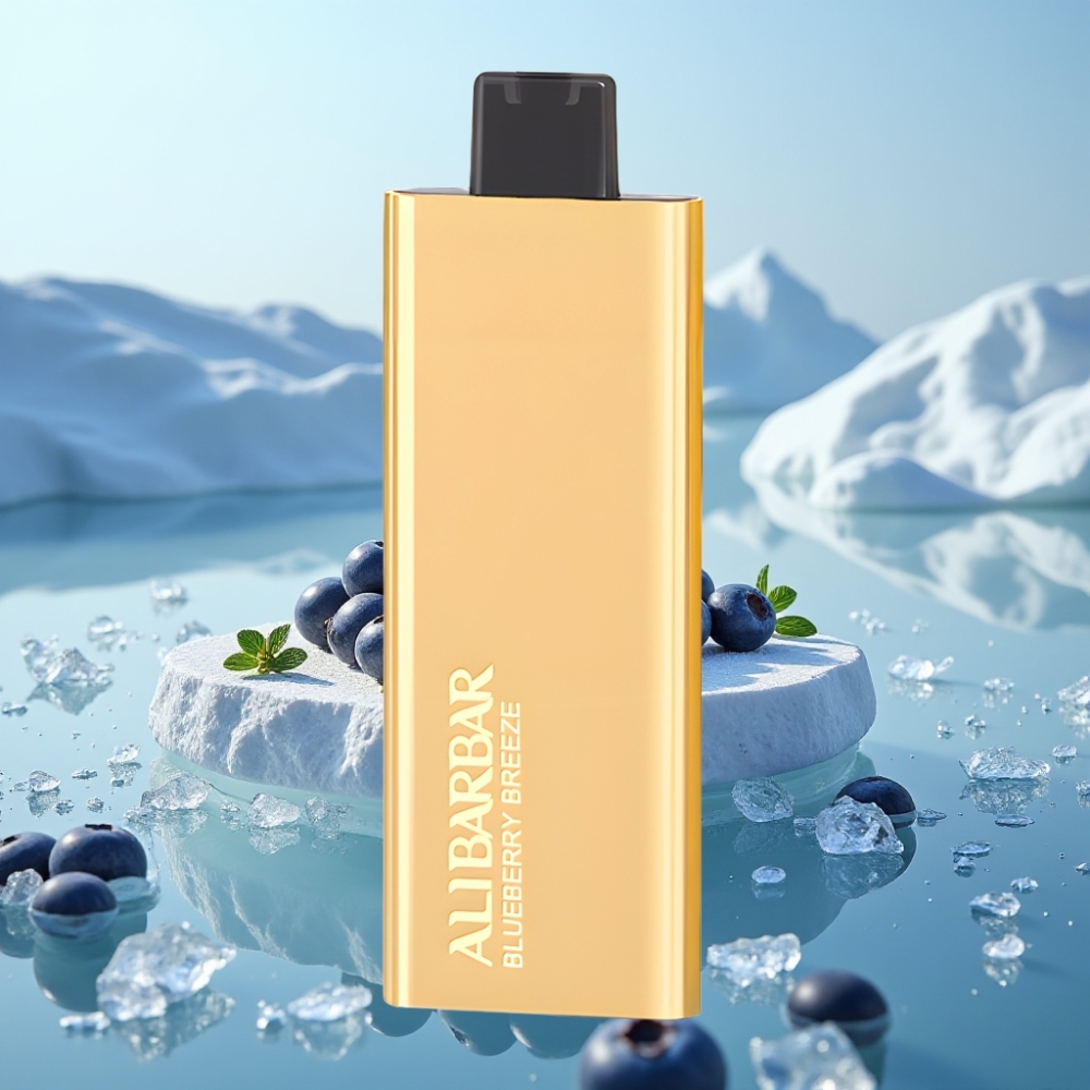 Alibarbar Pandora 7000 Puffs Vienreizlietojamais Vape Zilā Vasaras Svaiguma 17 ml