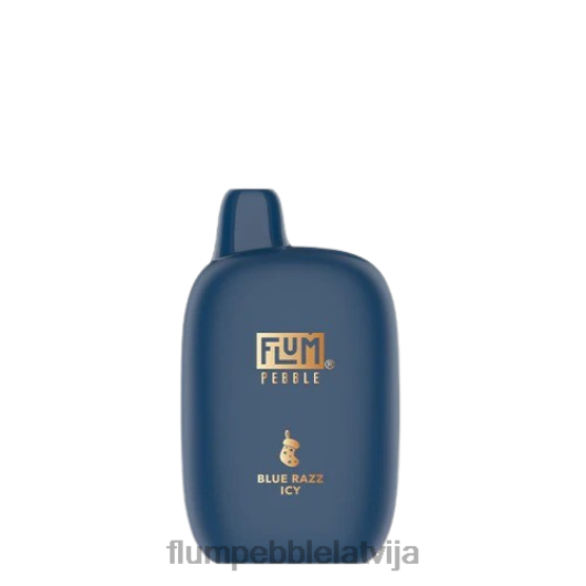 FLUM PEBBLES 6000 uzpūtienu (Ziemassvētku izdevums) Flum Pebble Riga zils razz ledains B2H2T32