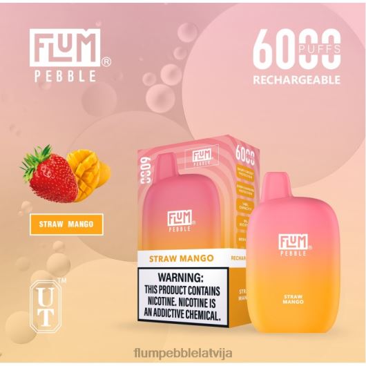 FLUM PEBBLES 6000 uzpūtienu Flum Float Near Me salmu mango B2H2T68