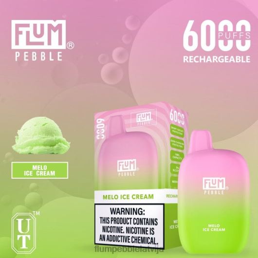 FLUM PEBBLES 6000 uzpūtienu Flum Pebble Near Me melo saldējums B2H2T55