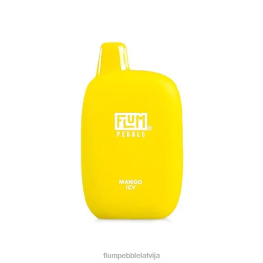 FLUM PEBBLES 6000 uzpūtienu Flum Pebble Vape Latvija mango ledains B2H2T53