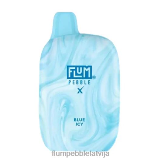 FLUM PEBBLES 6000 uzpūtienu Flum Pebble Vape Latvija zils ledains B2H2T13
