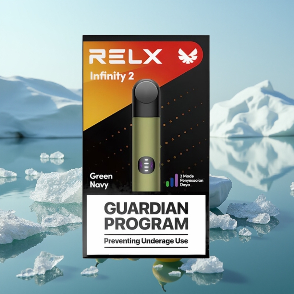RELX Infinity 2 Vape Ierīce Zaļjūras ar 19 ml Podu un 440mAh Akumulatoru