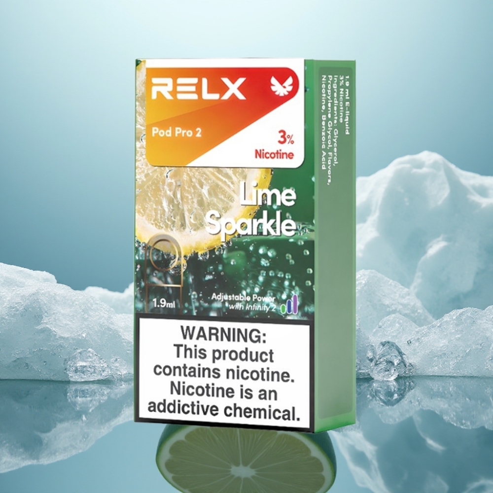 RELX Pod Pro 2 Kapšu ierīce ar 19ml tilpumu Citrona Dzirksts