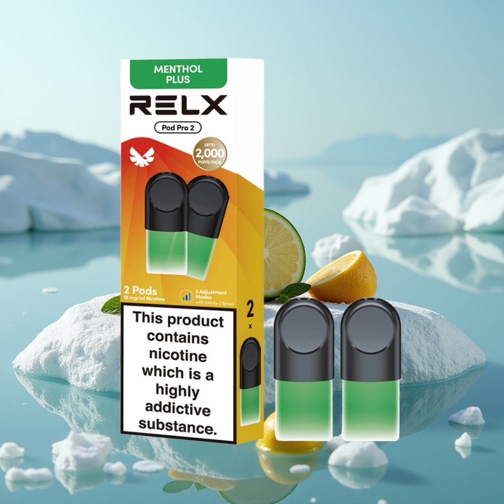 RELX Pod Pro 2 Mēness-Mentols Plus Nikotīns 18 600 pufi 19ml