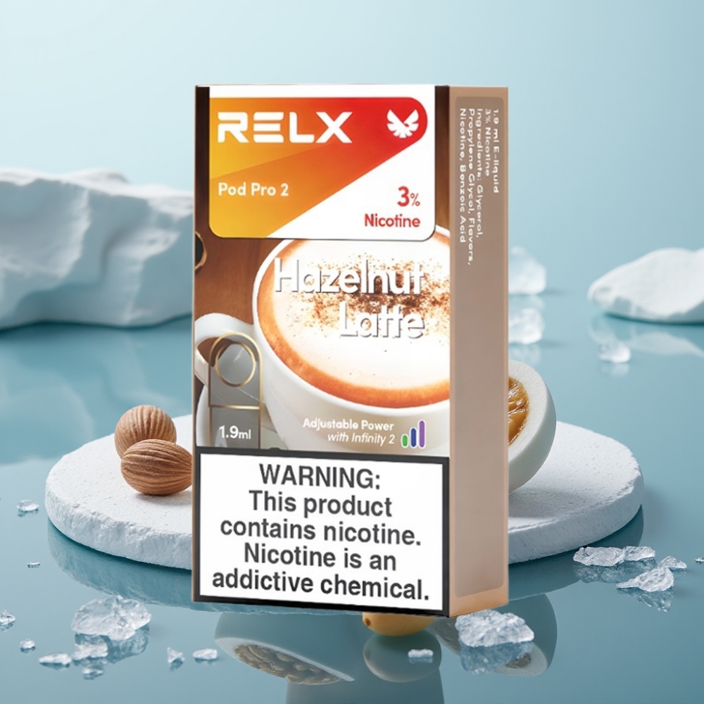 RELX Pod Pro 2 Nikotīns 3 Riekstu Kafija 19ml 600 Pūkšķi