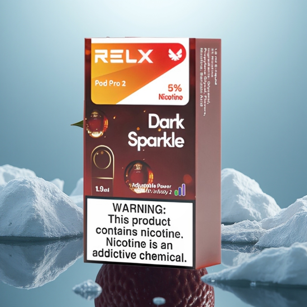 RELX Pod Pro 2 Tumšais Mirdzums Nikotīns 5 19ml 600 pūkšķi