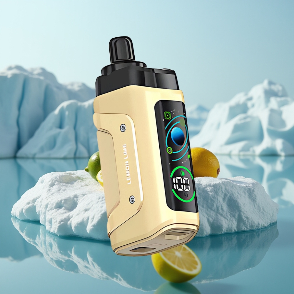 Razz Bar 45000 Puffs Vienreizlietojamais Vape Citrons un Laima