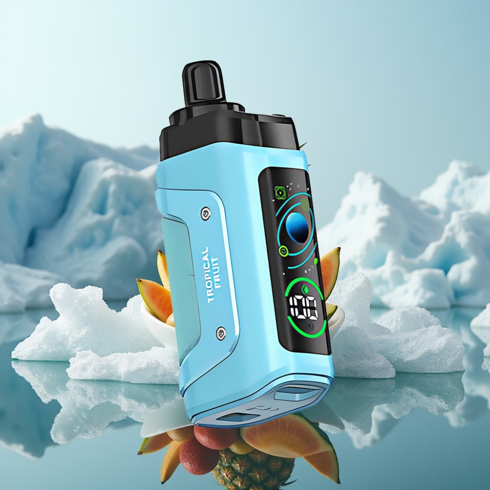 Razz Bar 45000 Puffs Vienreizlietojamais Vape Tropiskie Augļi