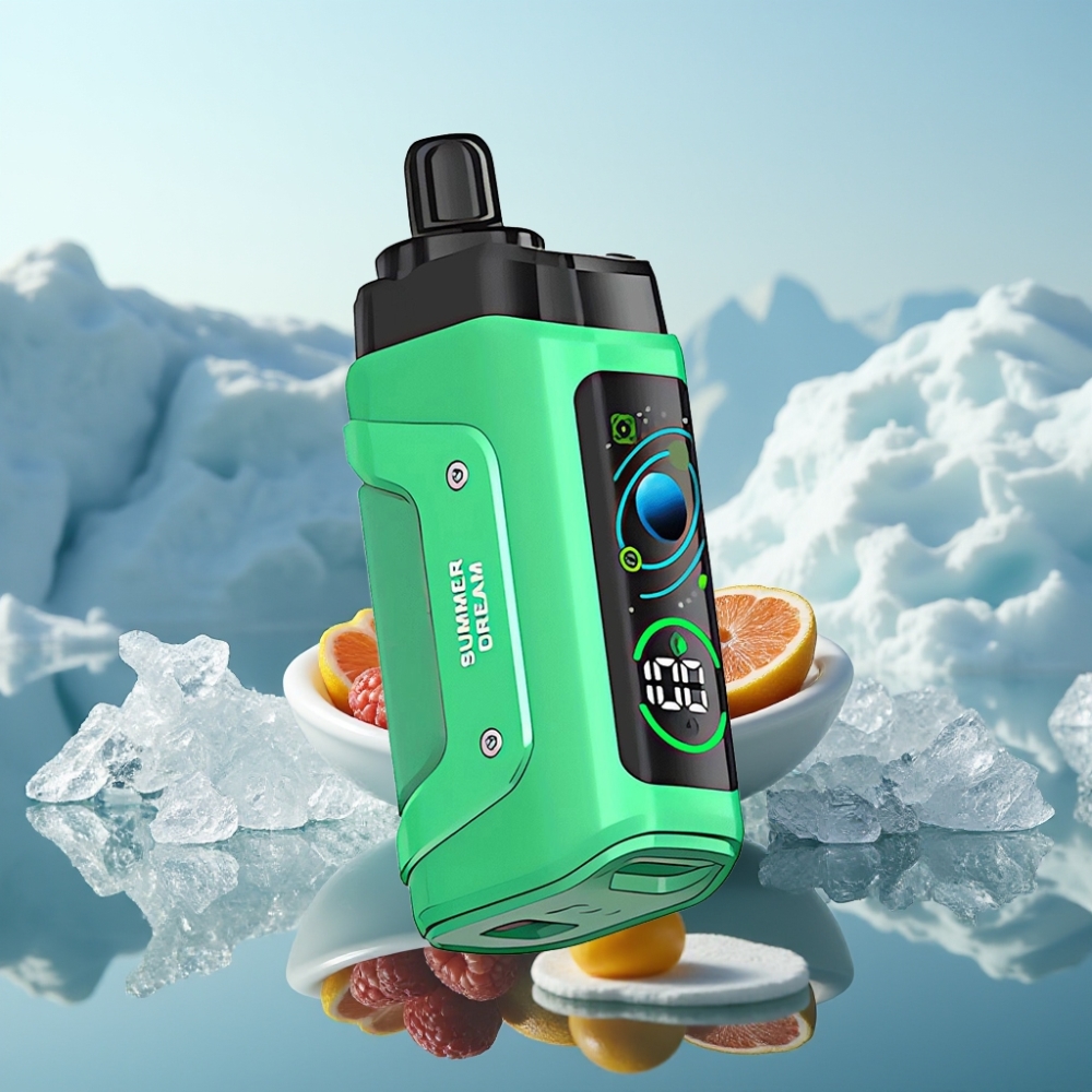 Razz Bar 45000 Puffs Vienreizlietojamais Vape Vasaras Sapnis