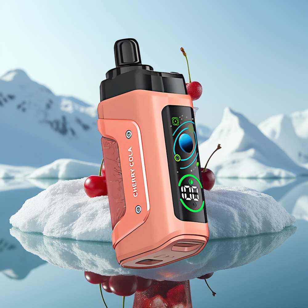 Razz Bar 45000 Puffs Vienreizlietojamais Vape Ķiršu Kola
