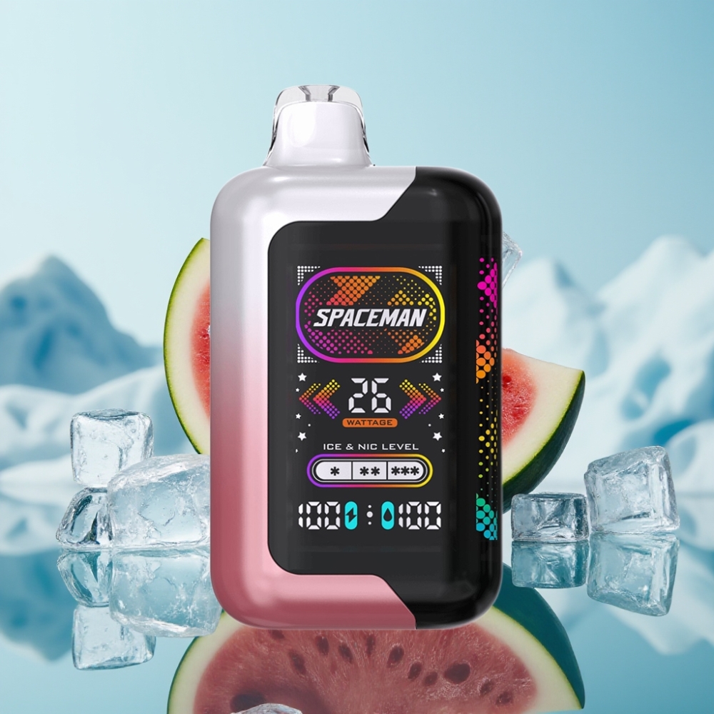 SMOK SPACEMAN SP40000 Disposable Arbūzu Ledus 1000mAh bateriju un 228 ekrānu
