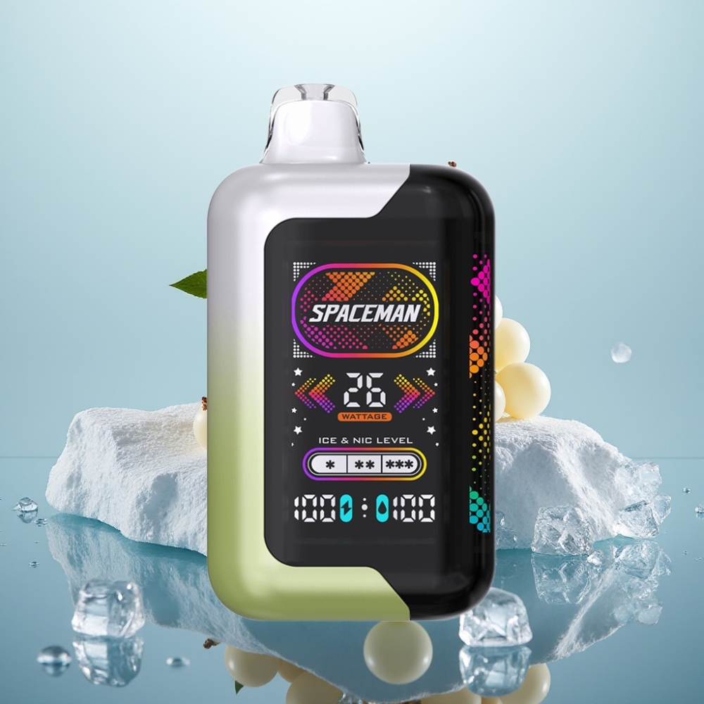 SMOK SPACEMAN SP40000 Vienreizlietojamais Vape Baltā vīnoga Ledus