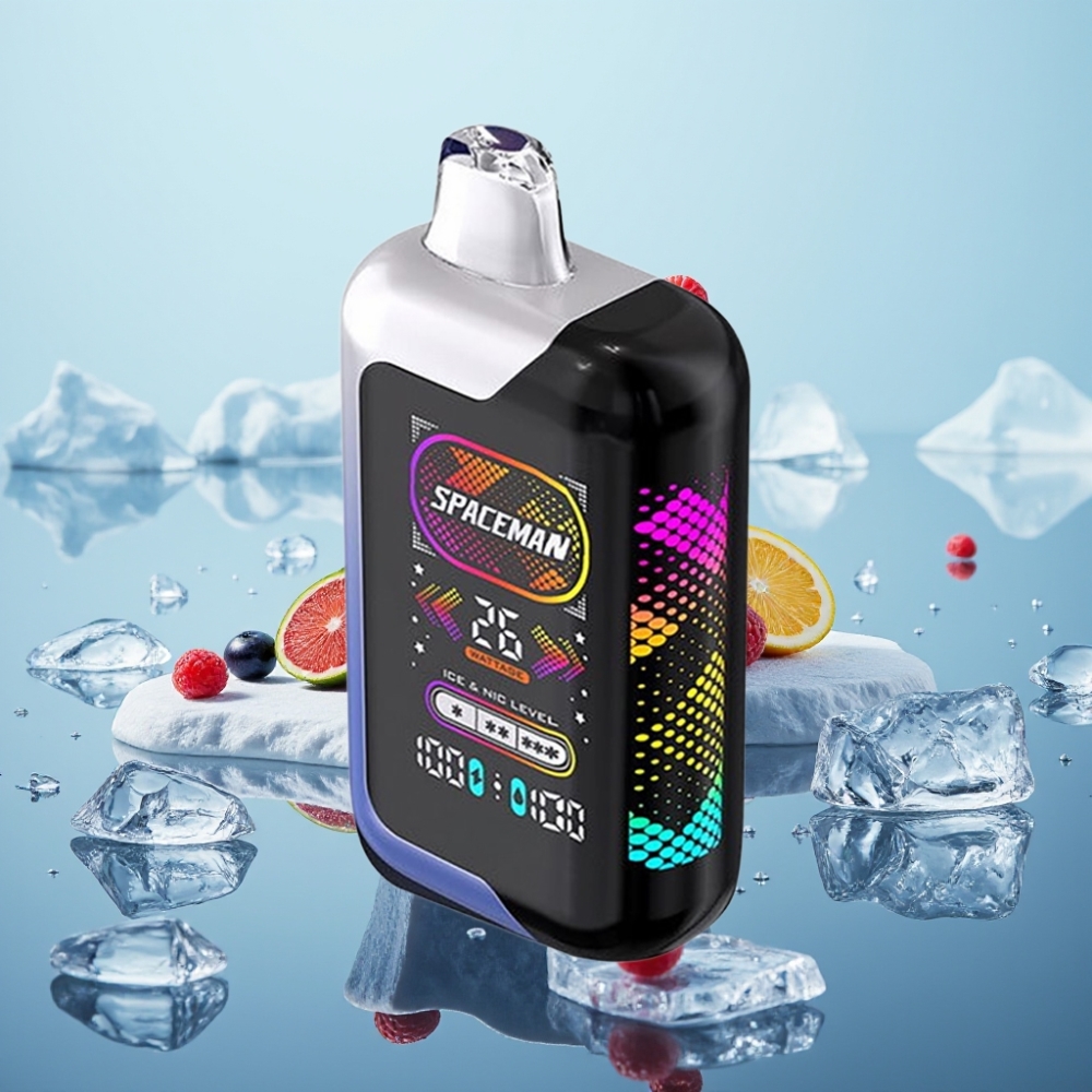 SMOK SPACEMAN SP40000 Vienreizlietojamais Vape Zilā Aveņu Ledus