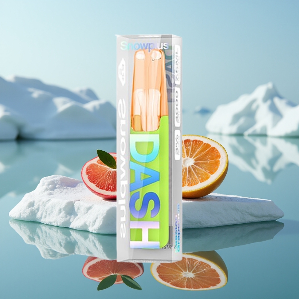 Snowplus Dash 4000 Puffs Disposable Device Apsīkstošā Greipfrūtu