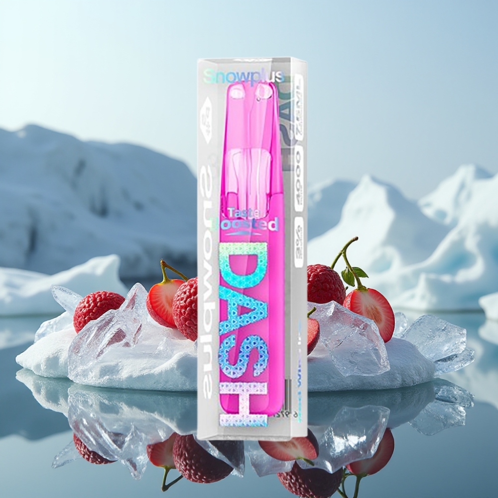 Snowplus Dash 4000 Puffs Disposable Device Sarkanvīna Ledus