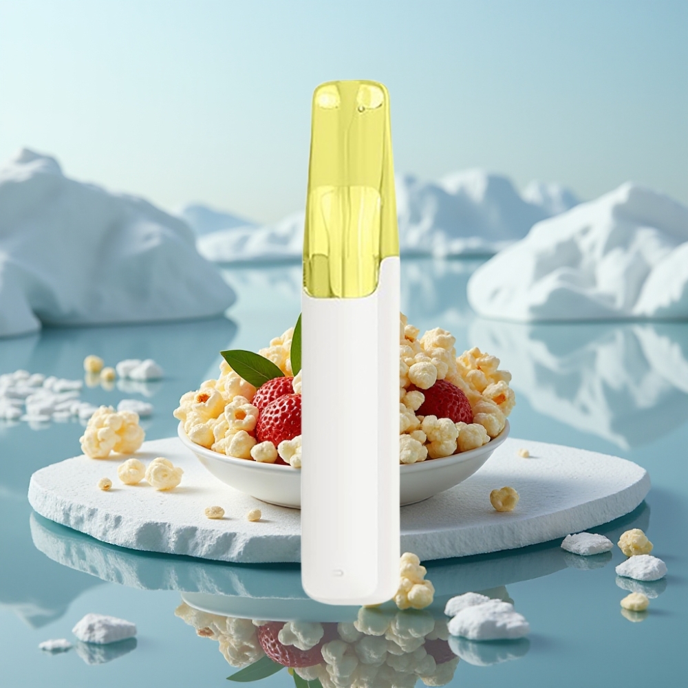 Snowplus Dash 4000 Puffs Disposable Device Vanillas Popkūka 530 mAh