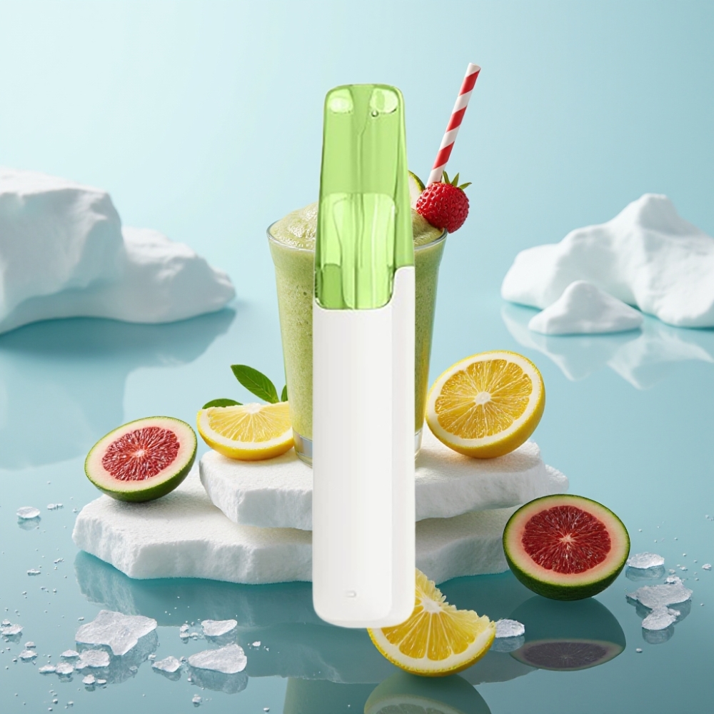 Snowplus Dash 4000 Puffs Disposable Device Zaļā tēja Smūtijs