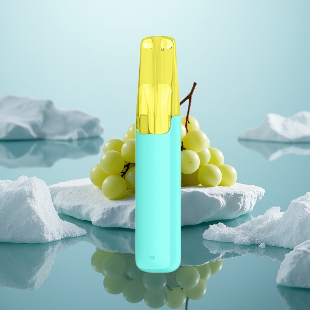 Snowplus Dash 4000 Puffs Disposable Device Zaļā vīnoga 75 ml 530 mAh