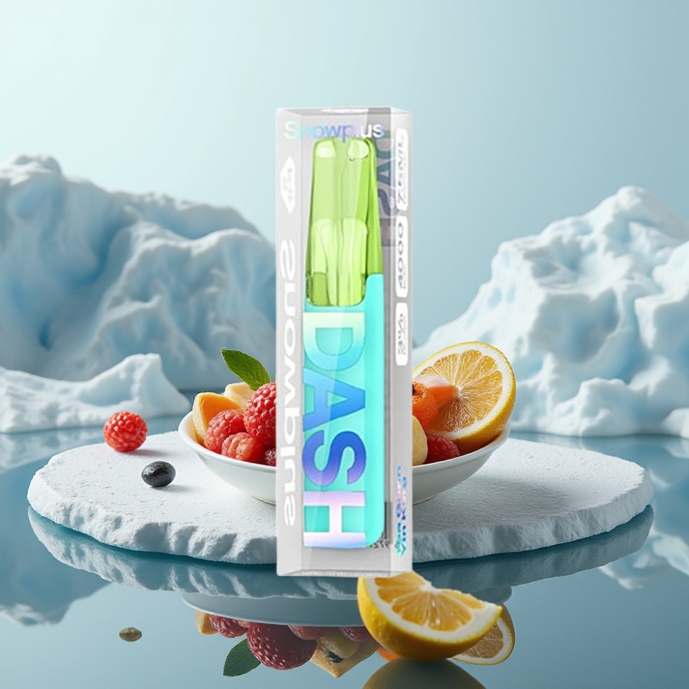 Snowplus Dash 4000 Pūšu Dispozitīvā Ierīce Tējas Guan Yin Karalis (Keramikas atomizers 75 ml)