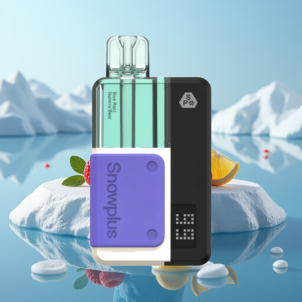 Snowplus Swift 15000 Puffs Pod Kit Zilā Rāsu Gumijlāči  Snowplus Swift Pod Kit 15000