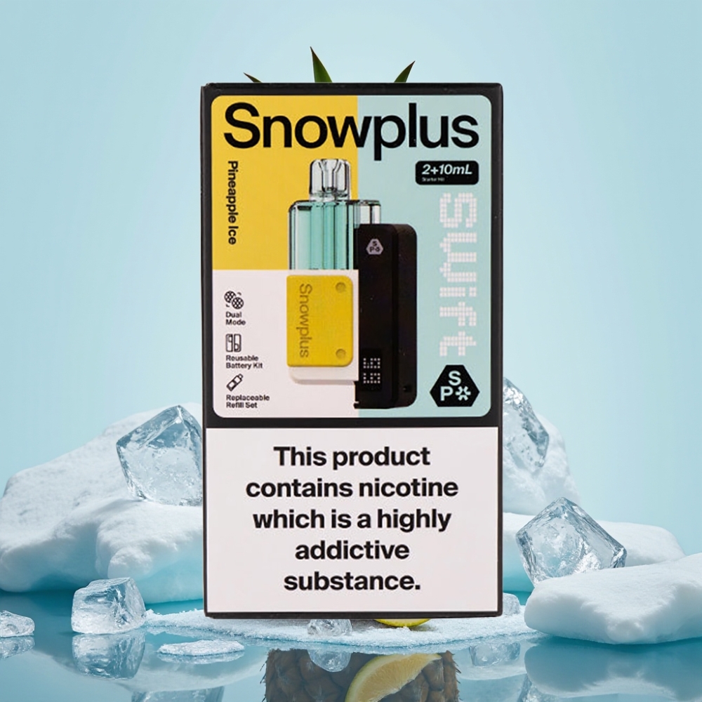 Snowplus Swift 5000 Puffs Prefilled Pod Kit Ananāsu Ledus 1000 mAh