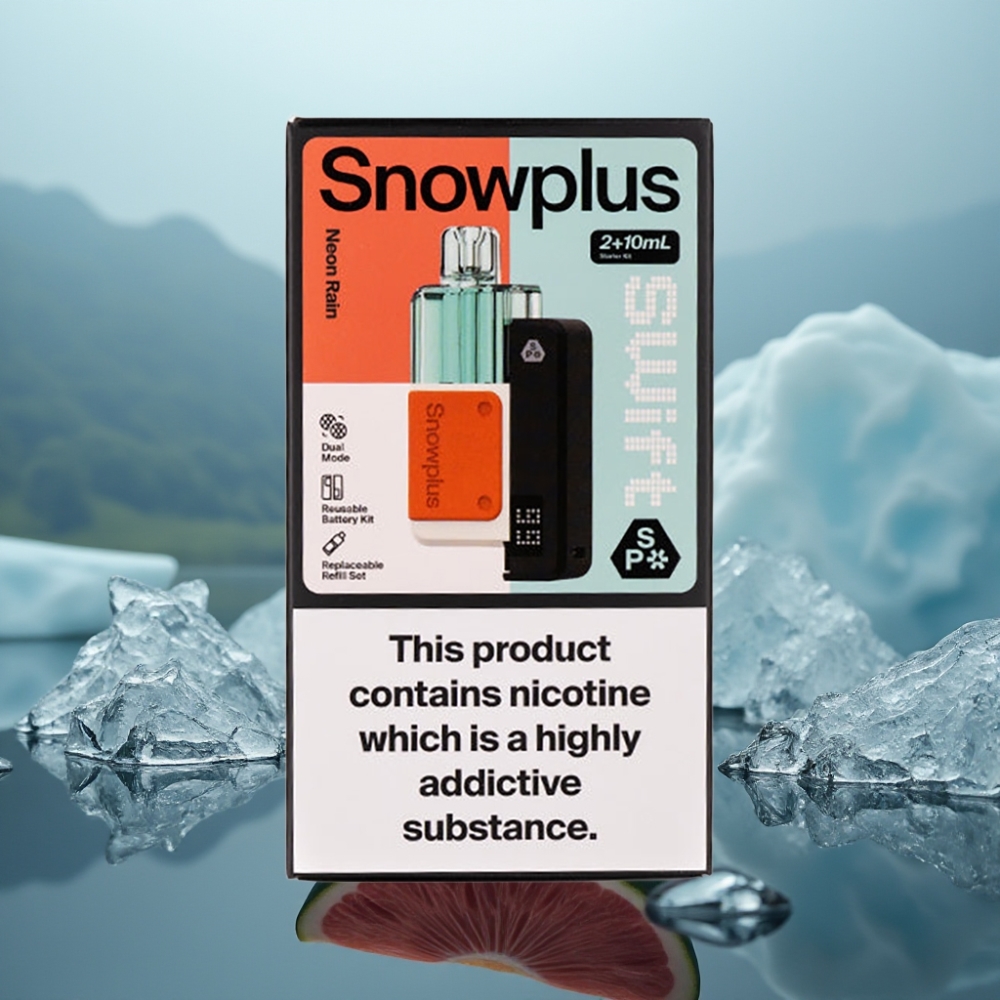 Snowplus Swift 5000 Puffs Prefilled Pod Kit Neona Lietus 1000 mAh 2+10 ml