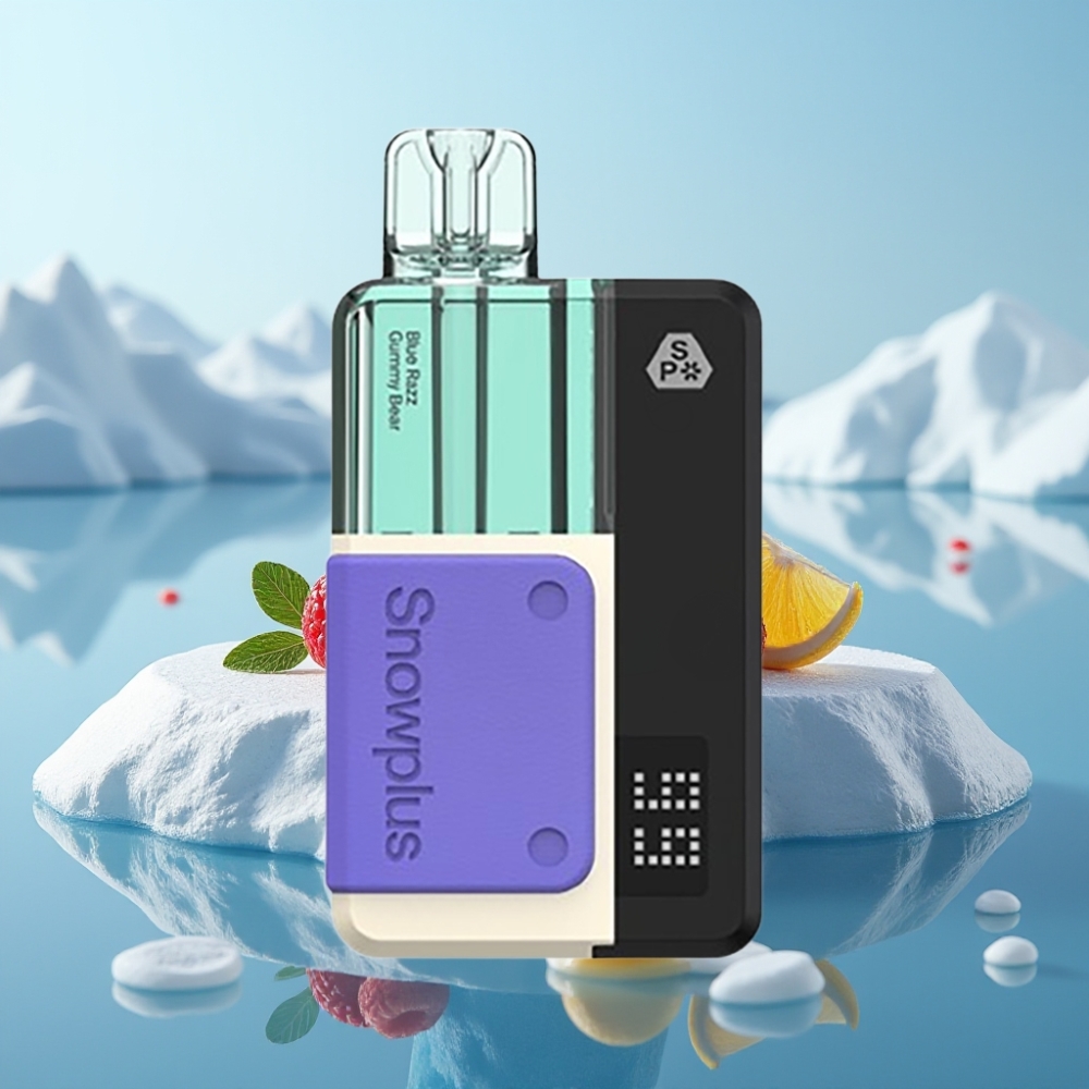 Snowplus Swift 5000 Puffs Prefilled Pod Kit Zilā Aveņu Gumijlācītis 43x81x25 mm Snowplus Swift 5000 Puffs Prefilled Pod Kit 1000 mAh