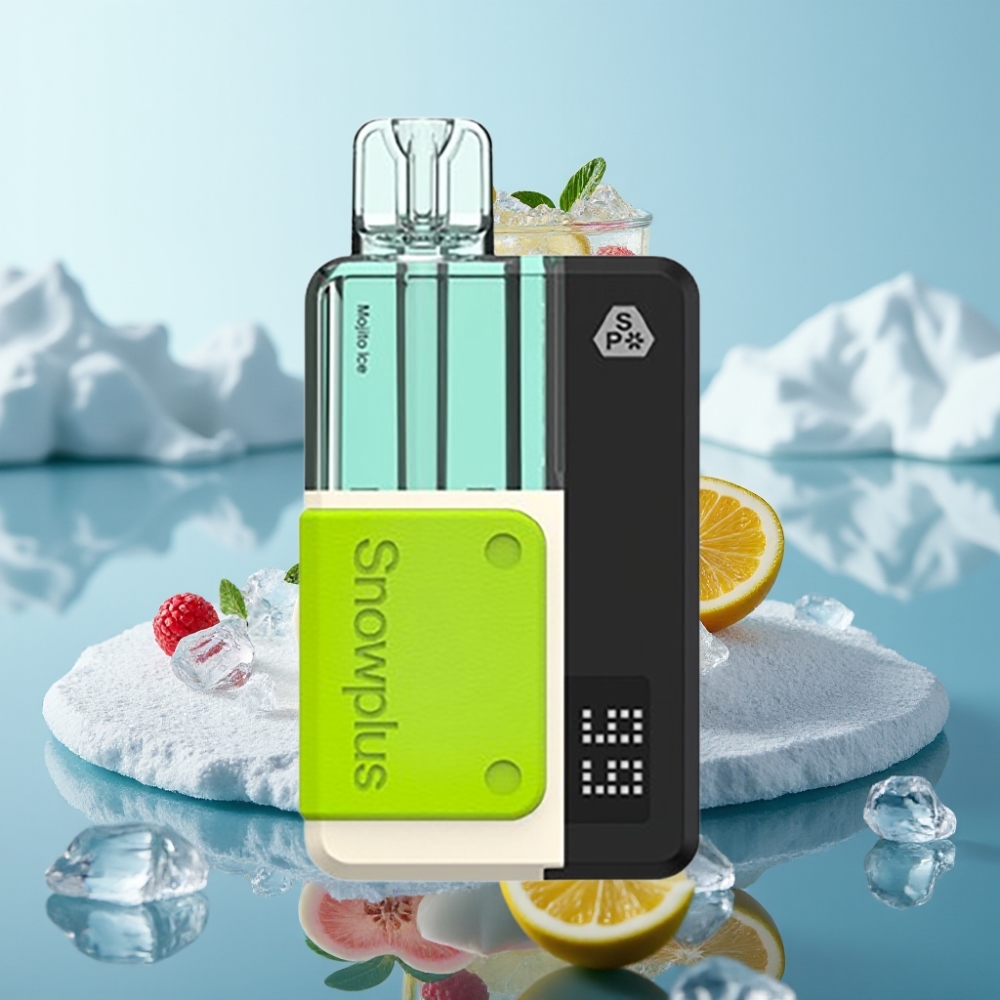 Snowplus Swift 5000 Pūšu Iepildāmā Podu Ierīce Mojito Ledus 1000 mAh 2+10 ml