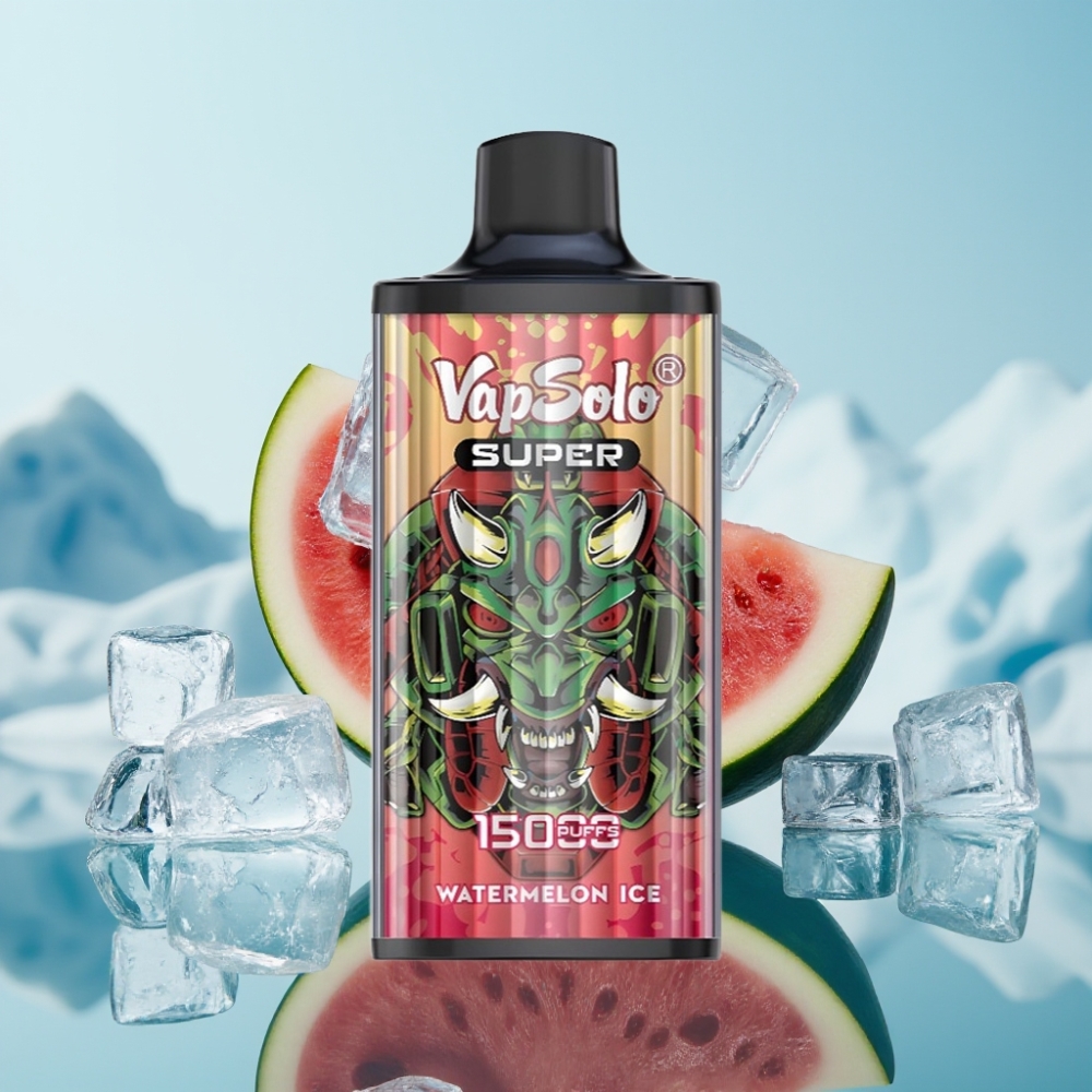 Vapsolo Super 15000 Puffs Izdzeramais Veipšņarbūka Ledus 40ml