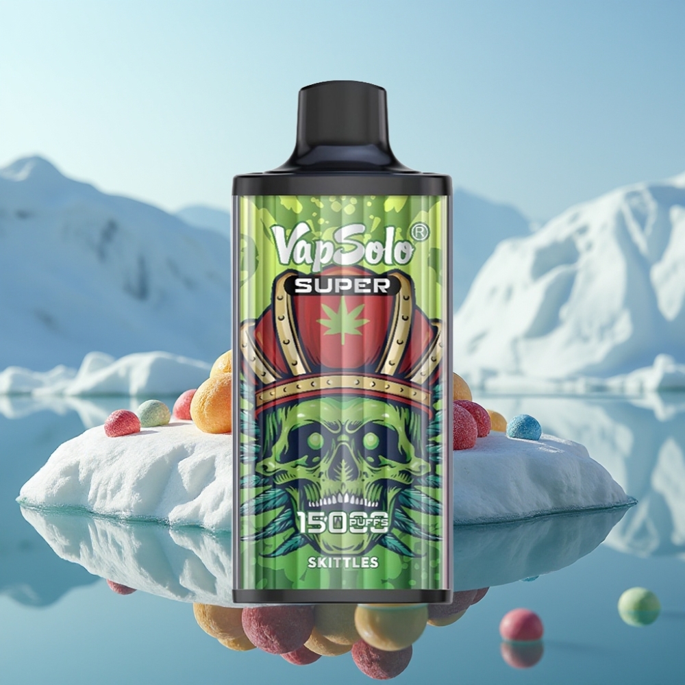 Vapsolo Super 15000 Puffs Izmetamais Veips Skittles (Šķēles) 40ml