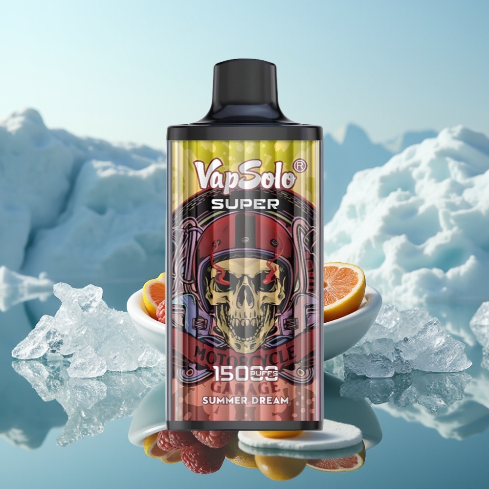 Vapsolo Super 15000 Puffs Vienreizlietojamais Vape Vasaras Sapnis 40ml 850mAh