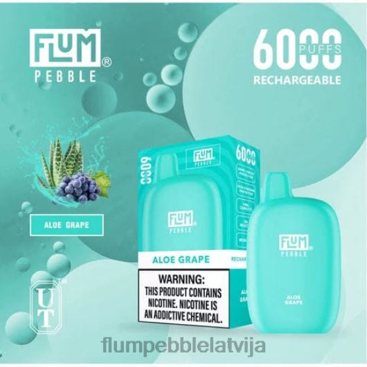 FLUM PEBBLES 6000 uzpūtienu Flum Pebble Latvija alvejas vīnoga B2H2T1